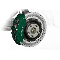 Los mejores  - E-Tech Calidad British Racing Verde bahía Bloque Motor del Coche Tapa de la válvula de Kit de Pintura Pinza de Freno
